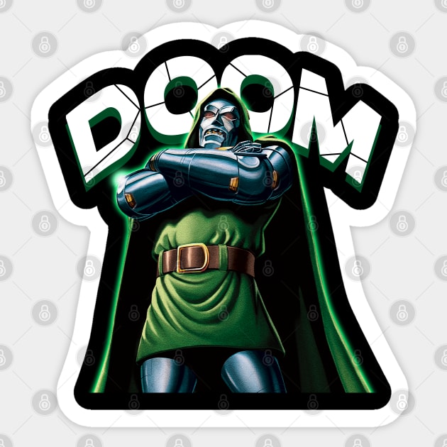 DR. DOOM (MARVEL) Sticker by Skywiz